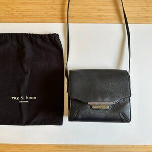 Rag & Bone Genuine Leather Crossbody with suede side panels